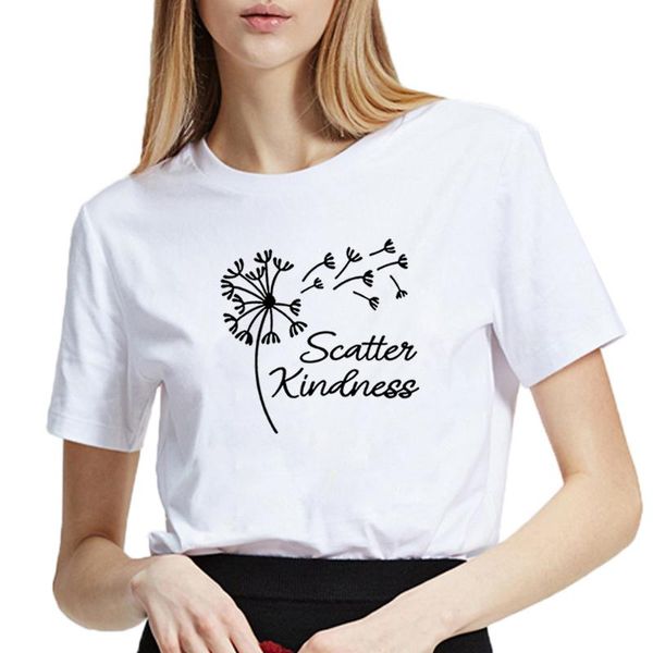 women's t-shirt spread kindness funny t shirt women summer short sleeve o-neck cotton tshirt loose camiseta mujer casual tee femme, White
women's t-shirt spread kindness funny t shirt women summer short sleeve o-neck cotton tshirt loose camiseta mujer casual tee femme, White