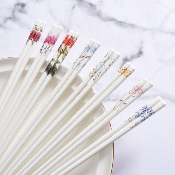 chopsticks 5pairs flowers ceramic household porcelain reusable safe bone china tableware easy clean palillos chinos
chopsticks 5pairs flowers ceramic household porcelain reusable safe bone china tableware easy clean palillos chinos