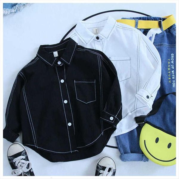 autumn toddler boys long sleeve shirt kids fashion cotton handsome 3 4 5 6 7 8 y loose korean style, White;black
autumn toddler boys long sleeve shirt kids fashion cotton handsome 3 4 5 6 7 8 y loose korean style, White;black