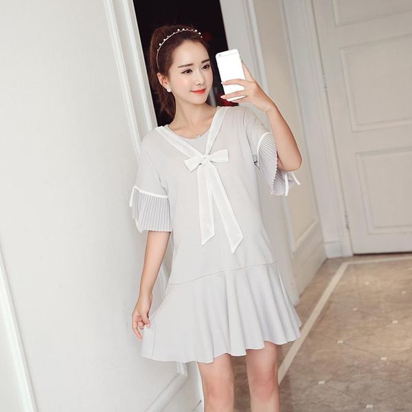 maternity dresses fashion short-sleeved clothing summer one-piece white dress for pregnant bow
maternity dresses fashion short-sleeved clothing summer one-piece white dress for pregnant bow