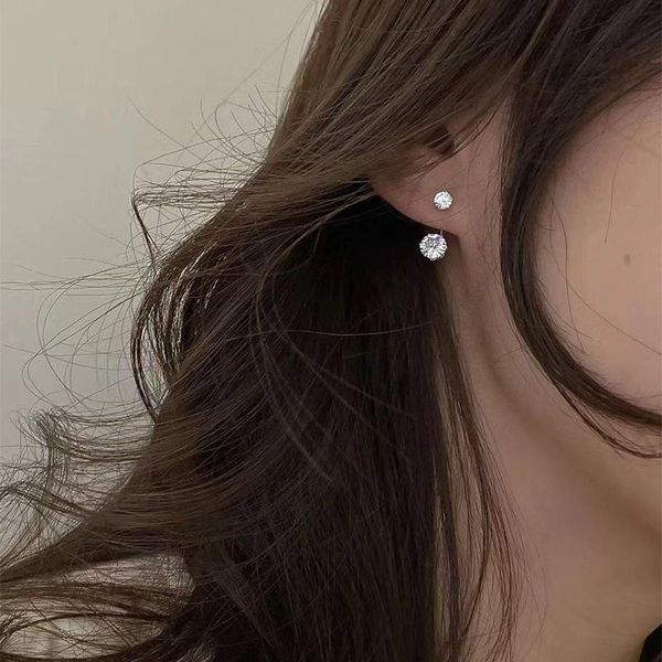 fashion zircon front and back stud earrings for women 2021 jewelry korean simple earings wholesale, Golden;silver
fashion zircon front and back stud earrings for women 2021 jewelry korean simple earings wholesale, Golden;silver