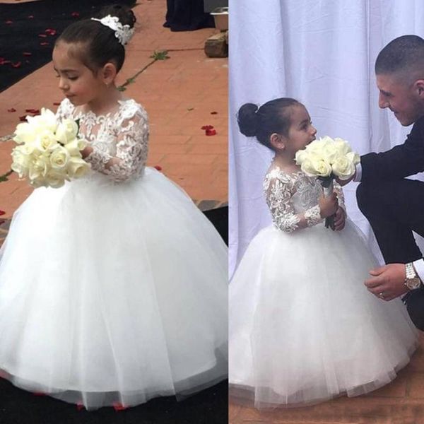 girl's dresses cute white ball gown flower girls applique lace long sleeves floor length children first communion dress, Red;yellow
girl's dresses cute white ball gown flower girls applique lace long sleeves floor length children first communion dress, Red;yellow