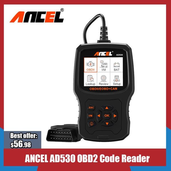 code readers & scan tools ancel ad530 obd2 scanner for engine eobd obd 2 reader car battery tester update obdii diagnostic tool
code readers & scan tools ancel ad530 obd2 scanner for engine eobd obd 2 reader car battery tester update obdii diagnostic tool