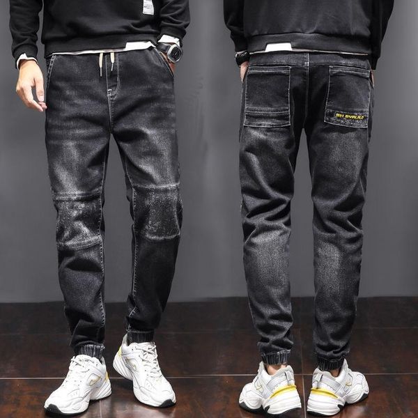 men's pants fall/winter loose black stitching wash jeans suitable for any occasion, easy to match with clothes casual
men's pants fall/winter loose black stitching wash jeans suitable for any occasion, easy to match with clothes casual