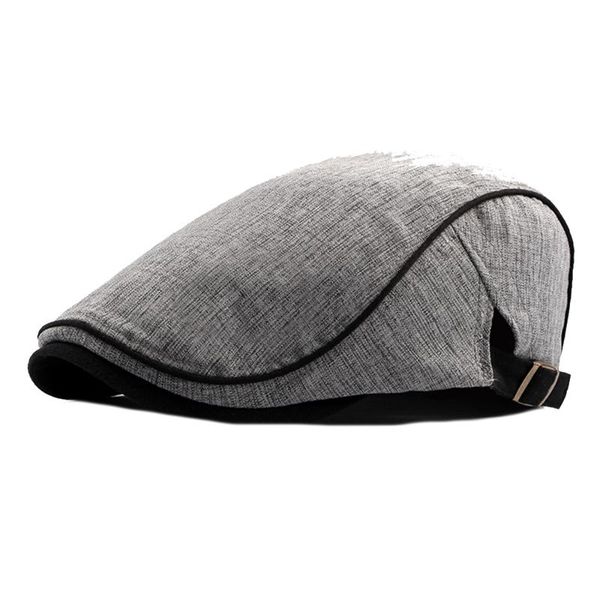 visors autumn winter korean fashion solid cotton berets men's british style cap breathable casual women men caps adjustable hats, Blue;gray
visors autumn winter korean fashion solid cotton berets men's british style cap breathable casual women men caps adjustable hats, Blue;gray