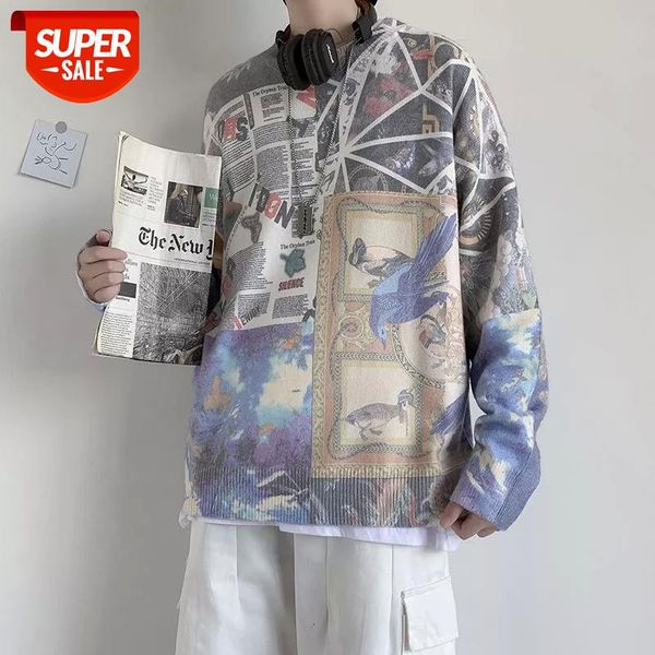 winter men's printing round neck cashmere sweaters loose fashion coats gray blue color pullover homme long sleeve wool knitting #et2l, White;black
winter men's printing round neck cashmere sweaters loose fashion coats gray blue color pullover homme long sleeve wool knitting #et2l, White;black
