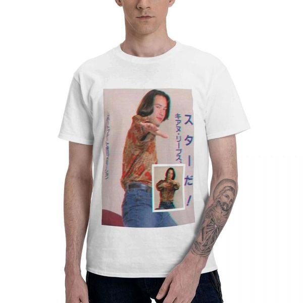 men's t-shirts keanu reeves t-shirt pure cotton round neck men t shirts short long sleeve plus size tees clothes summer, White;black
men's t-shirts keanu reeves t-shirt pure cotton round neck men t shirts short long sleeve plus size tees clothes summer, White;black