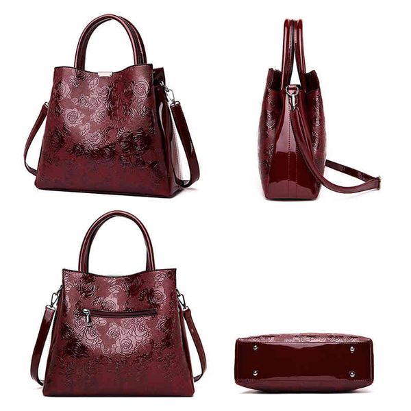 new 2-piece set luxury handbags women bag designer fashion print pu leather brand lady shoulder messenger bags with wallet lj210203
new 2-piece set luxury handbags women bag designer fashion print pu leather brand lady shoulder messenger bags with wallet lj210203
