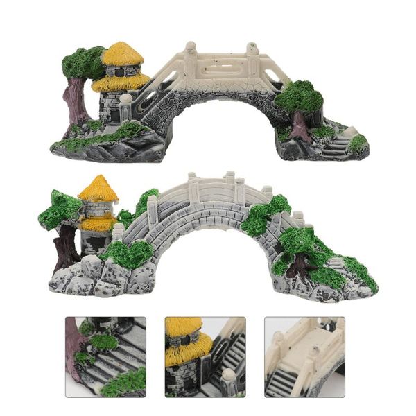 2pcs underwater landscape bridge adornments fish tank resin craft ornaments decorations
2pcs underwater landscape bridge adornments fish tank resin craft ornaments decorations