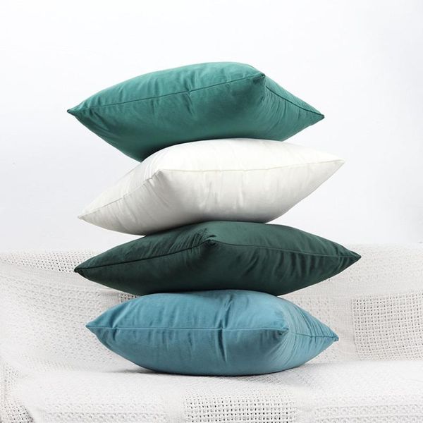 cushion/decorative pillow 2pcs/lot 45x45cm square solid color velvet cushion covers nordic soft pillowcovers home decor car cases
cushion/decorative pillow 2pcs/lot 45x45cm square solid color velvet cushion covers nordic soft pillowcovers home decor car cases