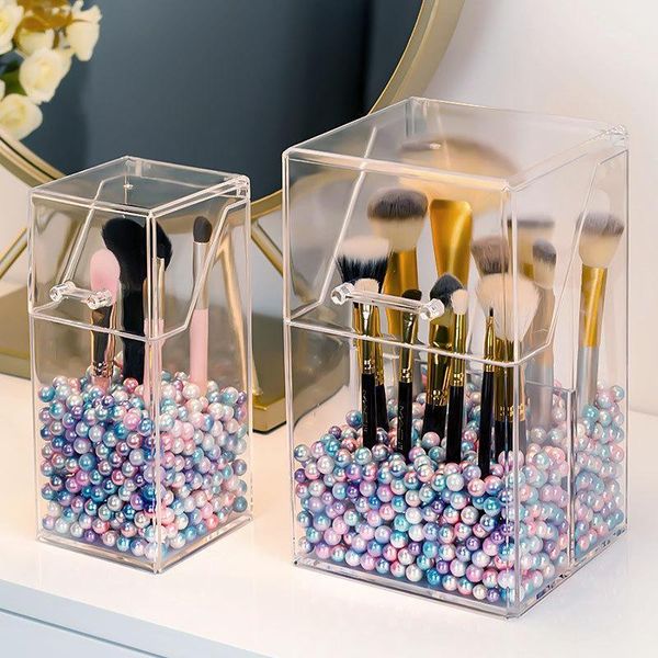 makeup brushes organizer storage box acrylic cosmetic make up clear brush holder pen eyebrow tools & stencils1
makeup brushes organizer storage box acrylic cosmetic make up clear brush holder pen eyebrow tools & stencils1