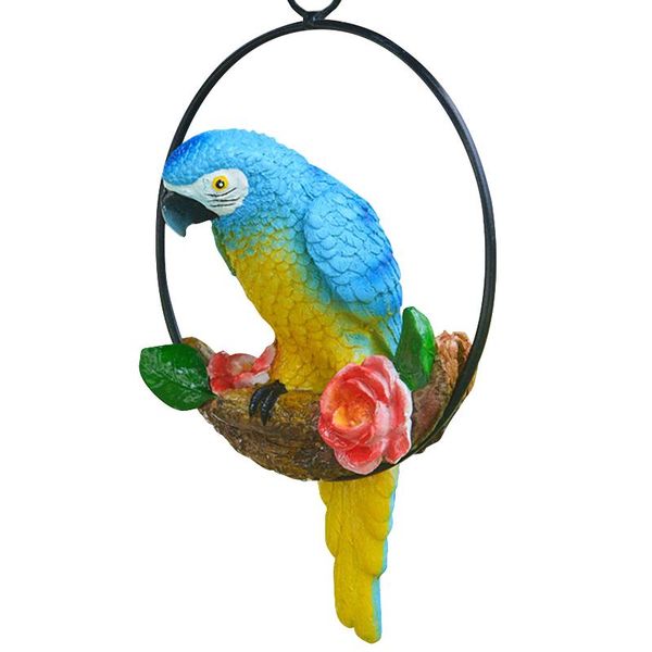 decorative objects & figurines hanging parrot statue perch on metal ring birds model lawn ornament innovative iron home deskgarden decor
decorative objects & figurines hanging parrot statue perch on metal ring birds model lawn ornament innovative iron home deskgarden decor