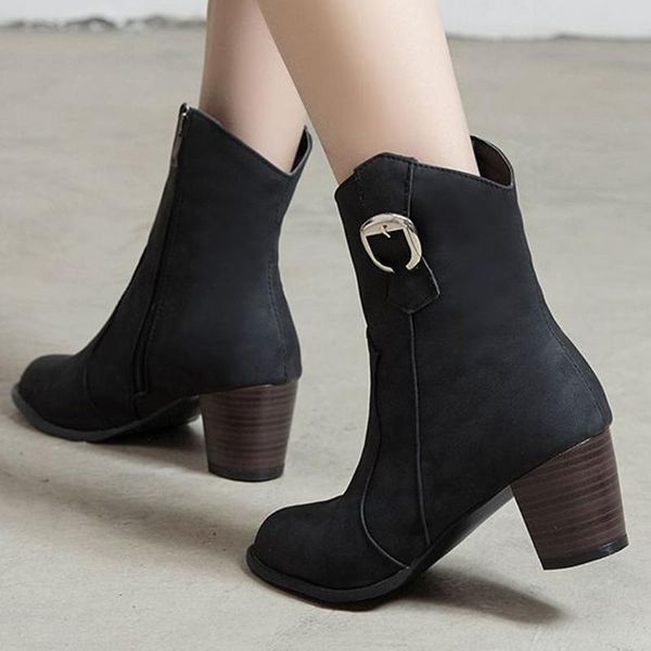 boots scrub fashion women thick heel flat biker large size 2 color shoes woman botas mujer motorcycle boot, Black
boots scrub fashion women thick heel flat biker large size 2 color shoes woman botas mujer motorcycle boot, Black
