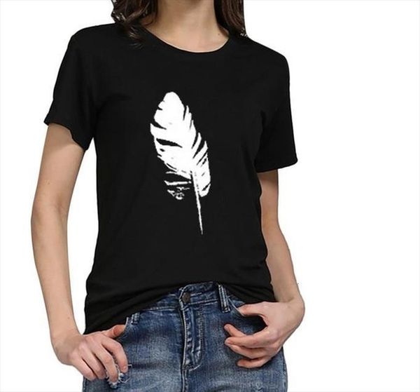 feather print men short sleeve mens t shirt o neck loose ladies fashion tee clothes camisetas mujer, White;black
feather print men short sleeve mens t shirt o neck loose ladies fashion tee clothes camisetas mujer, White;black