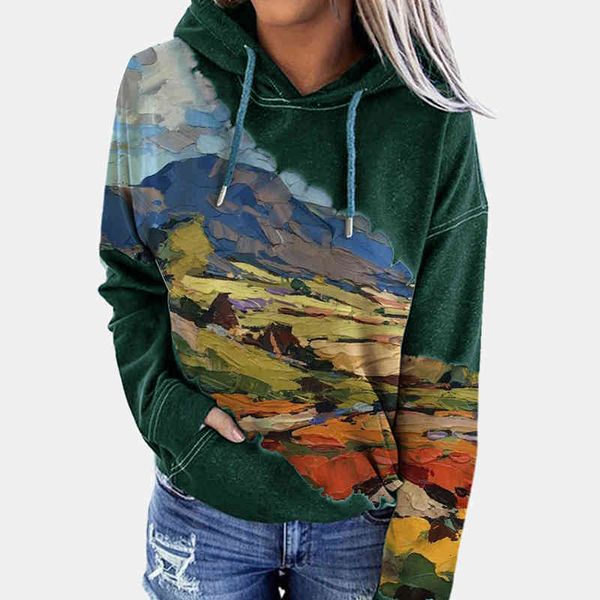 knits vintage pattern landscape print casual hooded sweatshirt women fashion patchwork drawstring pullover ladies streetwear 7n2w l3jo, White
knits vintage pattern landscape print casual hooded sweatshirt women fashion patchwork drawstring pullover ladies streetwear 7n2w l3jo, White