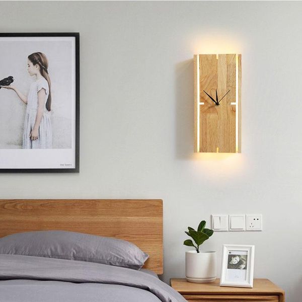 wall lamp nordic modern wood clock livingroom bedroom bedside minimalism sconce creative designer bracket lighting fixture
wall lamp nordic modern wood clock livingroom bedroom bedside minimalism sconce creative designer bracket lighting fixture