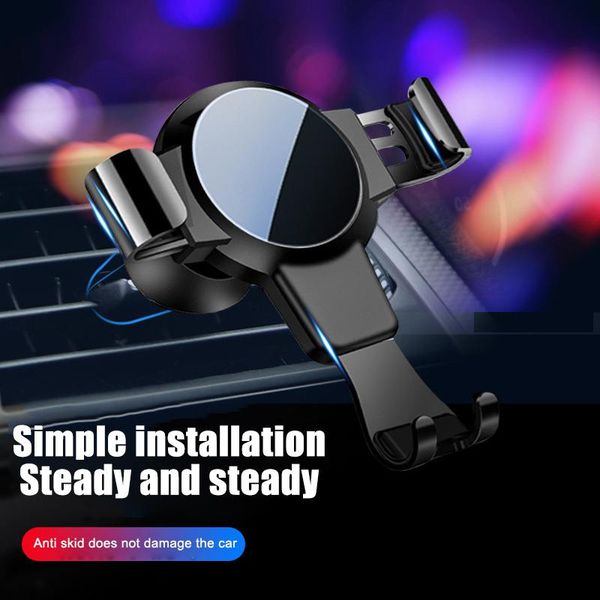 gravity car air vent phone holder mount stand auto mobile smartphone support compatible for most phones sp99 cell mounts & holders 
gravity car air vent phone holder mount stand auto mobile smartphone support compatible for most phones sp99 cell mounts & holders