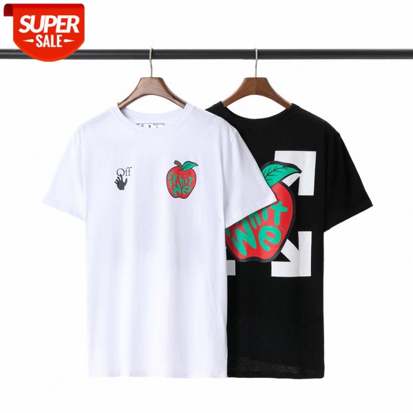 apple arrow print off owhite loose casual men's and women's short-sleeved t-shirt #w59q, White;black
apple arrow print off owhite loose casual men's and women's short-sleeved t-shirt #w59q, White;black