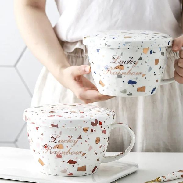 mugs 1100ml creative ceramic mug with cover special slotted cup breakfast bowl home office fancy gift for tea drinker coffee
mugs 1100ml creative ceramic mug with cover special slotted cup breakfast bowl home office fancy gift for tea drinker coffee