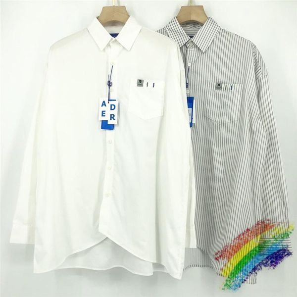 men's casual shirts white striped shirt adererror men women 1:1 quality front classic logo ader error, White;black
men's casual shirts white striped shirt adererror men women 1:1 quality front classic logo ader error, White;black