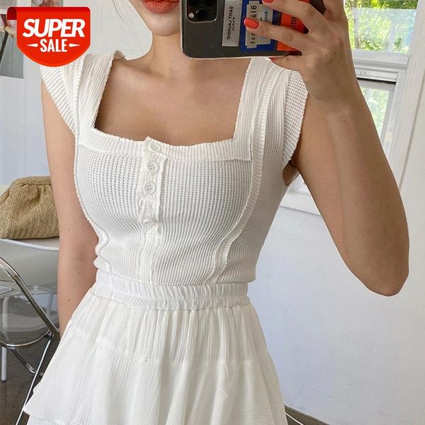 aossviao button tank women square collar solid knit casual basic summer ribbed slim ruffles women 2021 #d82i, White
aossviao button tank women square collar solid knit casual basic summer ribbed slim ruffles women 2021 #d82i, White