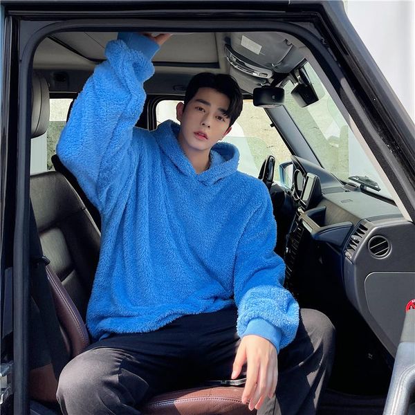 men's hoodies & sweatshirts 2021autumn korean style unique imitation wool velvet sweatshirt men casual loose blue hooded for men,m-xxl, Black
men's hoodies & sweatshirts 2021autumn korean style unique imitation wool velvet sweatshirt men casual loose blue hooded for men,m-xxl, Black