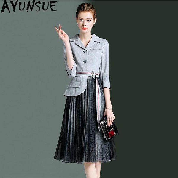 casual dresses spring summer dress women clothes 2021 ladies office mesh party vintage elegant vestidos robe femme zt1977, Black;gray
casual dresses spring summer dress women clothes 2021 ladies office mesh party vintage elegant vestidos robe femme zt1977, Black;gray