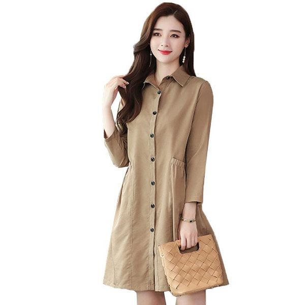 women's trench coats 2021 spring autumn coat women long single-breasted pocket slim thin section windbreaker outerwear plus size 5xl, Tan;black
women's trench coats 2021 spring autumn coat women long single-breasted pocket slim thin section windbreaker outerwear plus size 5xl, Tan;black