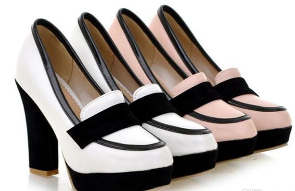 women's shoes in spring and autumn high coarse heel round head waterproof table@2052, Black
women's shoes in spring and autumn high coarse heel round head waterproof table@2052, Black