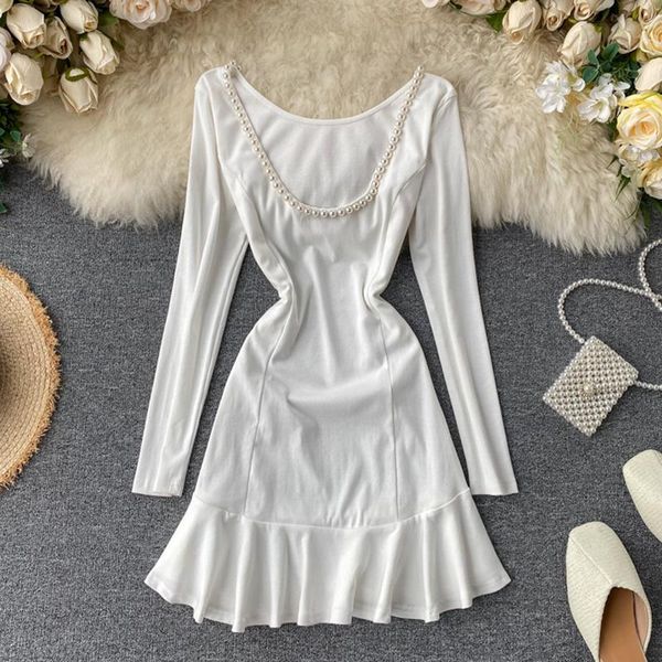 casual dresses women's dress spring autumn solid beading o-neck loose ruffles short mini female woman vestidos pl090, Black;gray
casual dresses women's dress spring autumn solid beading o-neck loose ruffles short mini female woman vestidos pl090, Black;gray
