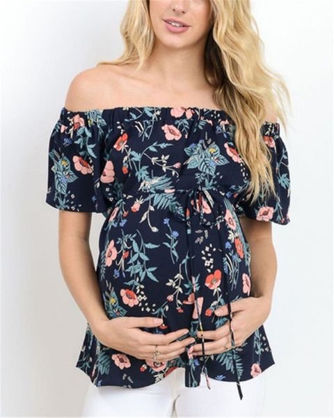 maternity dress floral women's short sleeve off shoulder pregnant women t-shirts summer pregnancy shirts maternity clothes, White
maternity dress floral women's short sleeve off shoulder pregnant women t-shirts summer pregnancy shirts maternity clothes, White