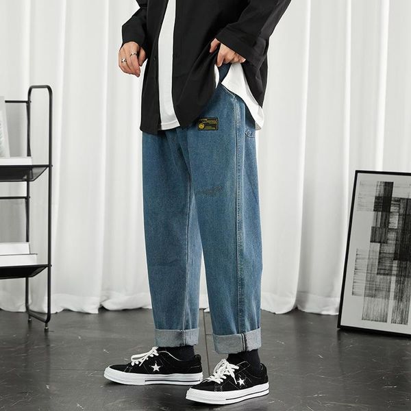 men's pants glacialwhale jeans men 2021 solid plain denim baggy japanese streetwear 100% cotton korean style black for
men's pants glacialwhale jeans men 2021 solid plain denim baggy japanese streetwear 100% cotton korean style black for