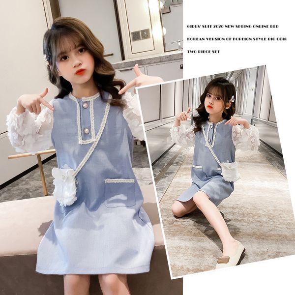 big girls clothes kids spring autumn long sleeve flowers dress cotton casual girl fall clothes 2022 fashionable childrens wear, Red;yellow
big girls clothes kids spring autumn long sleeve flowers dress cotton casual girl fall clothes 2022 fashionable childrens wear, Red;yellow