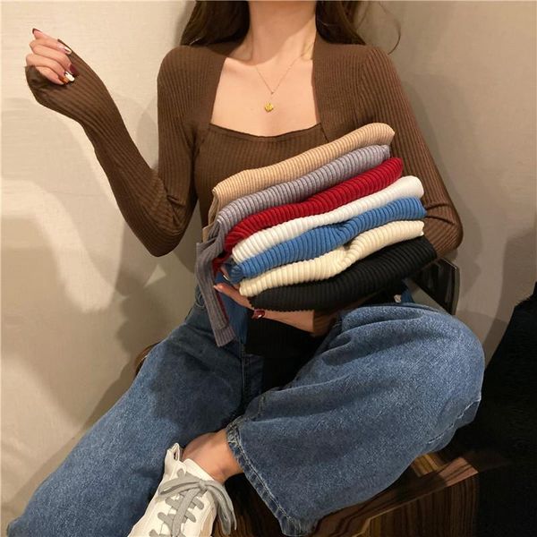 women's sweaters autumn and winter temperament self-cultivation slim versatile long-sleeved bottoming shirt, White;black
women's sweaters autumn and winter temperament self-cultivation slim versatile long-sleeved bottoming shirt, White;black