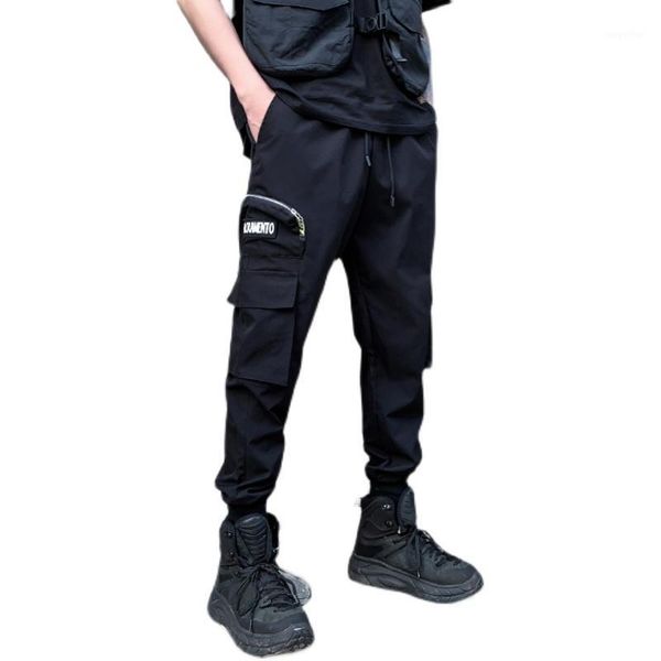 letter print men cargo trousers 2021 elastic waist jogger pants loose vintage track pant hip hop streetwear sweatpants male men's, Black
letter print men cargo trousers 2021 elastic waist jogger pants loose vintage track pant hip hop streetwear sweatpants male men's, Black