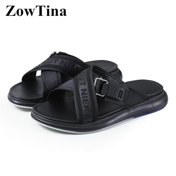 slippers handmade male 2021 black flat slides summer beach sandals for men size 44 outside footwear sandalias hombre zapatos
slippers handmade male 2021 black flat slides summer beach sandals for men size 44 outside footwear sandalias hombre zapatos