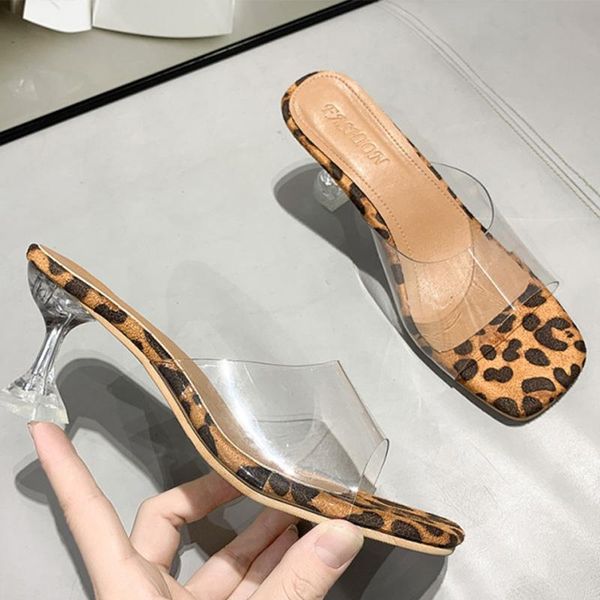 slippers leopard print sandals women open toe strange style high heels female transparent perspex ladies party shoes, Black
slippers leopard print sandals women open toe strange style high heels female transparent perspex ladies party shoes, Black