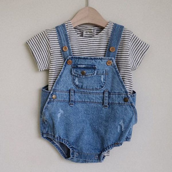 summer boy girl children short sleeve t-shirt + cowboy romper suit kids baby boy girl clothes suit infant baby boy girl sets, White
summer boy girl children short sleeve t-shirt + cowboy romper suit kids baby boy girl clothes suit infant baby boy girl sets, White