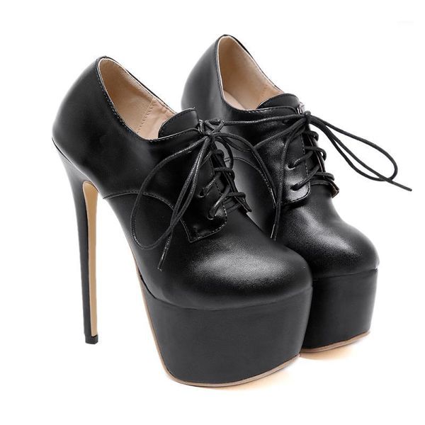 summer 2021 women pu leather platform boots lace-up 16cm super high heels fashion black ankle spring autumn shoes1
summer 2021 women pu leather platform boots lace-up 16cm super high heels fashion black ankle spring autumn shoes1