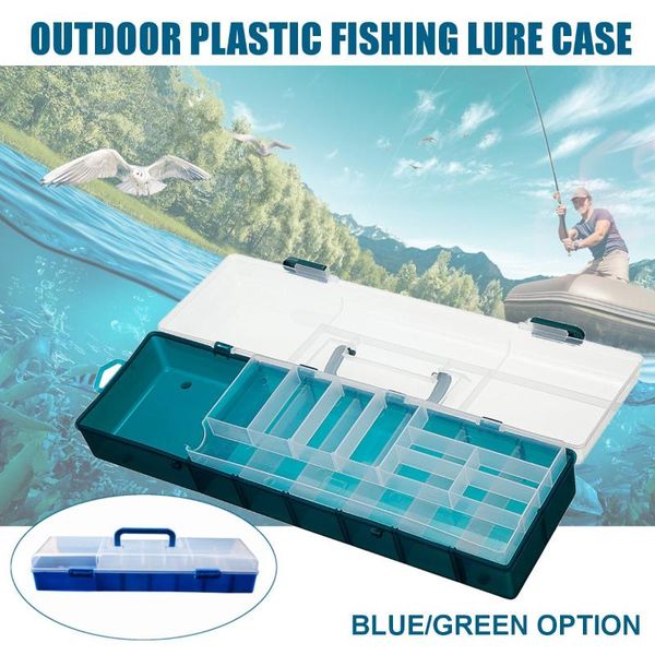 detachable fishing tackle boxes organizer double layers plastic lure bait hooks storage box accessories
detachable fishing tackle boxes organizer double layers plastic lure bait hooks storage box accessories