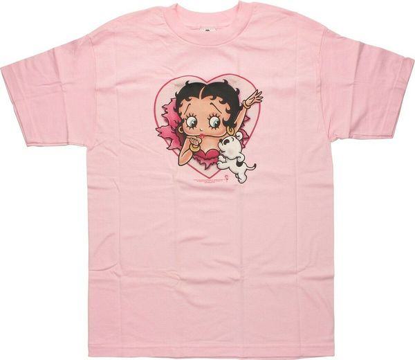 betty boop i love betty - betty and pudgy t-shirt pink nwt authentic & official, White;black
betty boop i love betty - betty and pudgy t-shirt pink nwt authentic & official, White;black