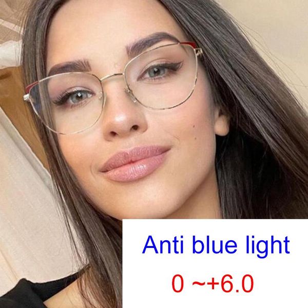 sunglasses presbyopia transparent glasses against blue light women metal frame eyeglasses cat eye stylish prescription, White;black
sunglasses presbyopia transparent glasses against blue light women metal frame eyeglasses cat eye stylish prescription, White;black
