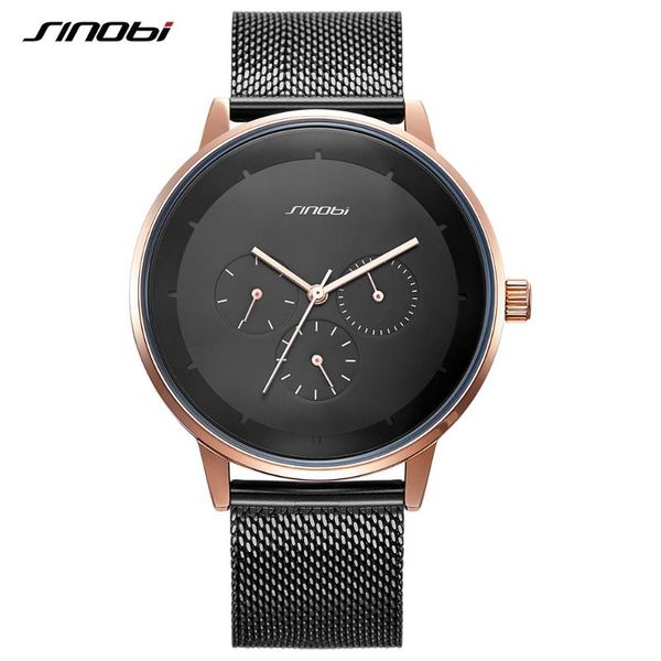 wristwatches sinobi business men watches alloy slim mesh strap fashion quartz casual week clock calendar watch, Slivery;brown
wristwatches sinobi business men watches alloy slim mesh strap fashion quartz casual week clock calendar watch, Slivery;brown