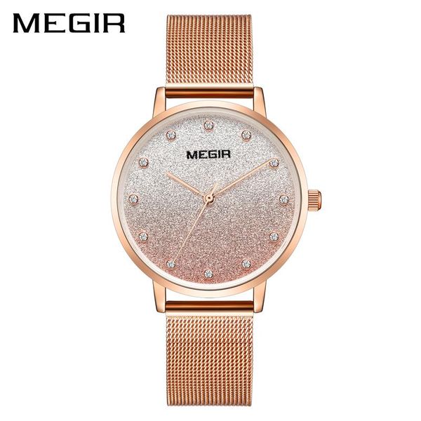 wristwatches megir fashion women watches 2021 sell star sky dial clock luxury rose gold women's bracelet quartz wrist, Slivery;brown
wristwatches megir fashion women watches 2021 sell star sky dial clock luxury rose gold women's bracelet quartz wrist, Slivery;brown