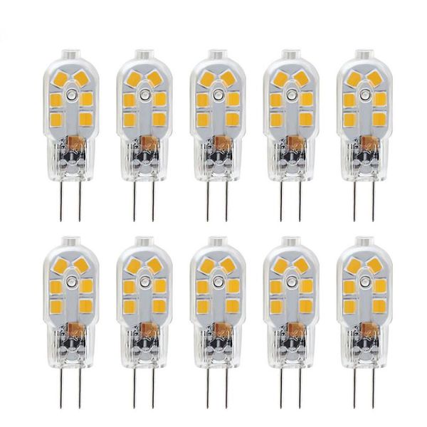 bulbs 10pcs ac/dc 12v 1.5w g4 led bulb lamp,bi-pin base,2835 smd spotlight 20w halogen equivalent white/warm white light
bulbs 10pcs ac/dc 12v 1.5w g4 led bulb lamp,bi-pin base,2835 smd spotlight 20w halogen equivalent white/warm white light