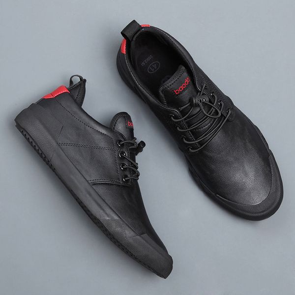 2021 men leather casual shoes spring autumn new simple style loafers fashion man lace-up cool flat shoes, Black
2021 men leather casual shoes spring autumn new simple style loafers fashion man lace-up cool flat shoes, Black