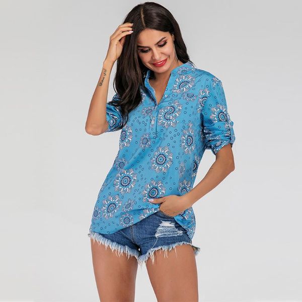 women's blouses & shirts summer spring blouse women long sleeve boho style shirt tunic cotton blusas femininas, White
women's blouses & shirts summer spring blouse women long sleeve boho style shirt tunic cotton blusas femininas, White