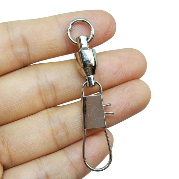 100/200/500pcs fishing swivels ball bearing swivel with interlock snap clip hook lure link carp tackle hooks
100/200/500pcs fishing swivels ball bearing swivel with interlock snap clip hook lure link carp tackle hooks