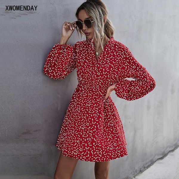 casual dresses women dress fashion ruched red floral heart print lantern sleeve a line spring autumn clothes arrival 2021, Black;gray
casual dresses women dress fashion ruched red floral heart print lantern sleeve a line spring autumn clothes arrival 2021, Black;gray