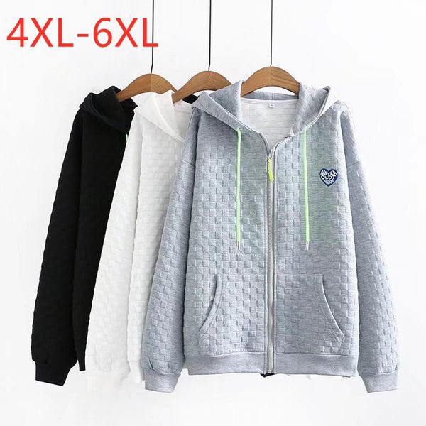 plus size outerwear & coats 2021 ladies autumn winter women clothing hoodie jacket large long sleeve loose waffle pattern coat 3xl 4xl 5xl 6
plus size outerwear & coats 2021 ladies autumn winter women clothing hoodie jacket large long sleeve loose waffle pattern coat 3xl 4xl 5xl 6